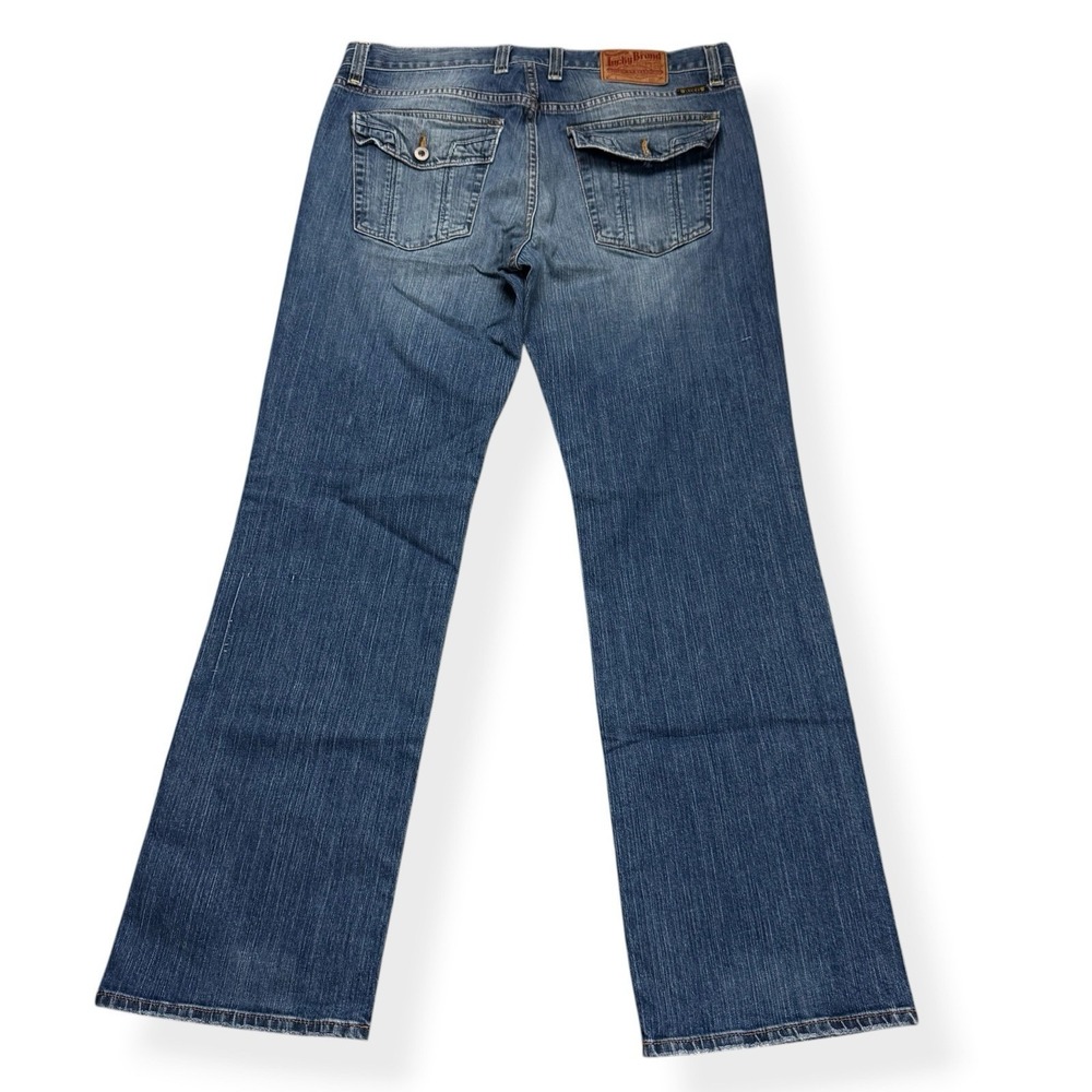 Lucky Brand Jeans VTG Hitchhiker Reg Straight Men's 33x32 Blue Flap Pockets * - Picture 8 of 12